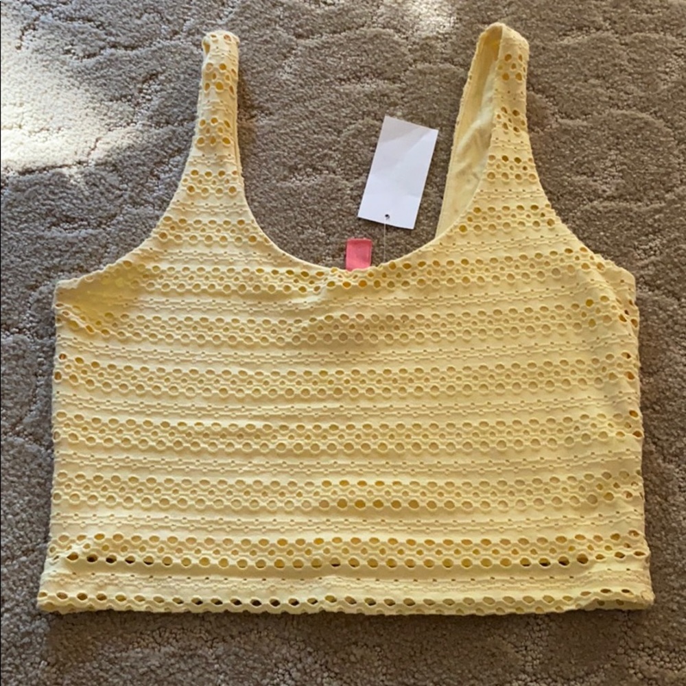 Yellow Crop Top
